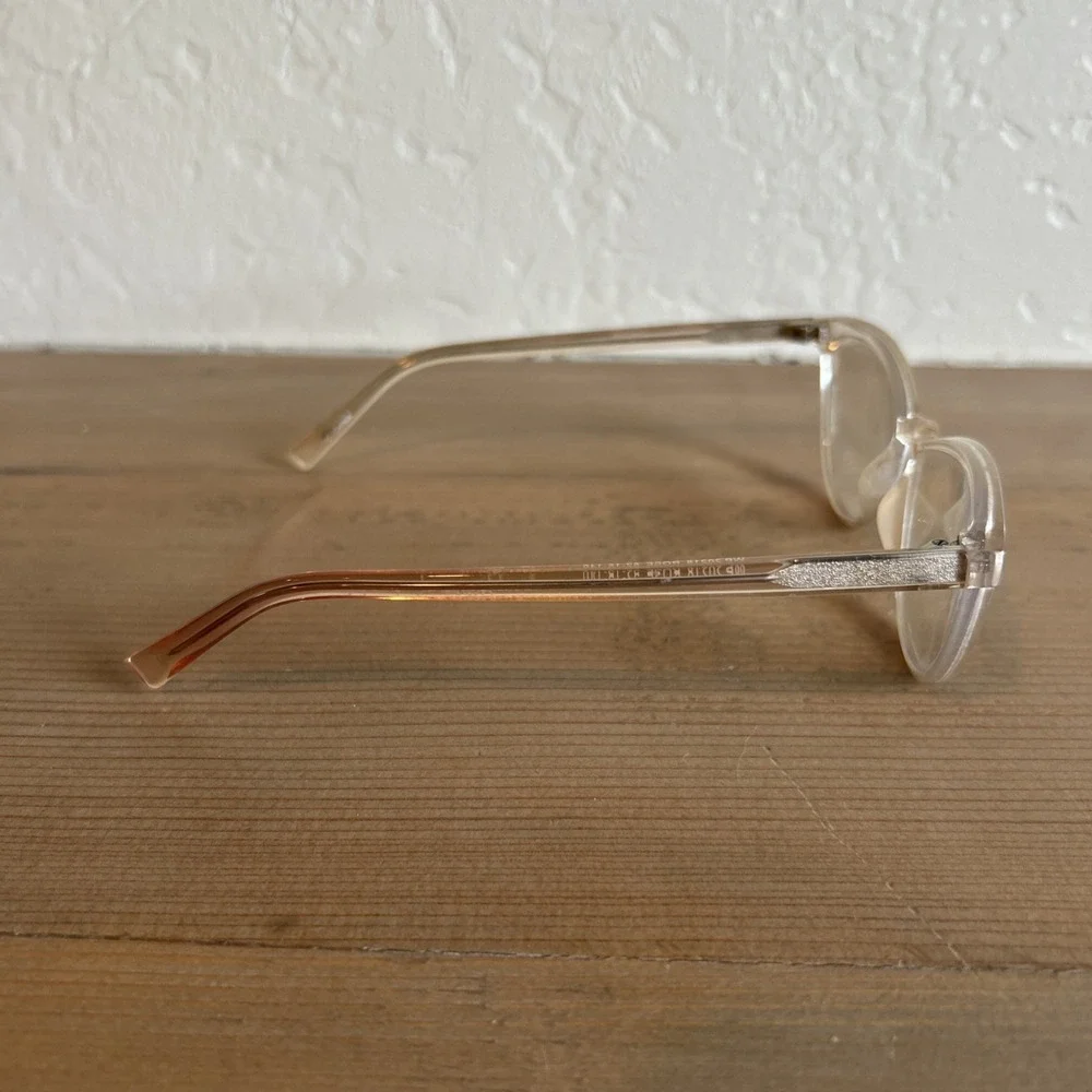 WP20218 Clear Rose Eyeglasses Frames‎ Clear Rectangular 52-15-140